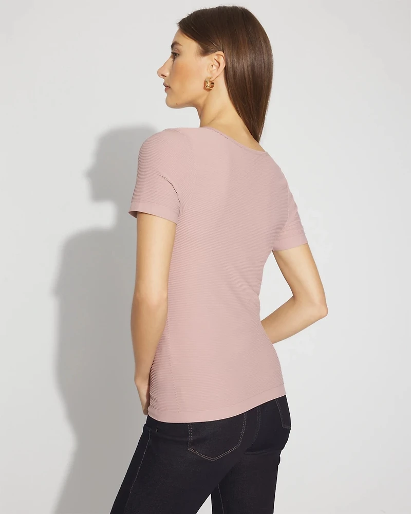 WHBM FORME™ Seamless Ribbed Tee
