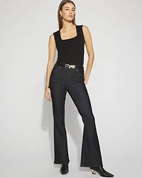 Petite High-Rise Flare Jean