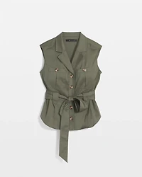 Belted Utility Shirt