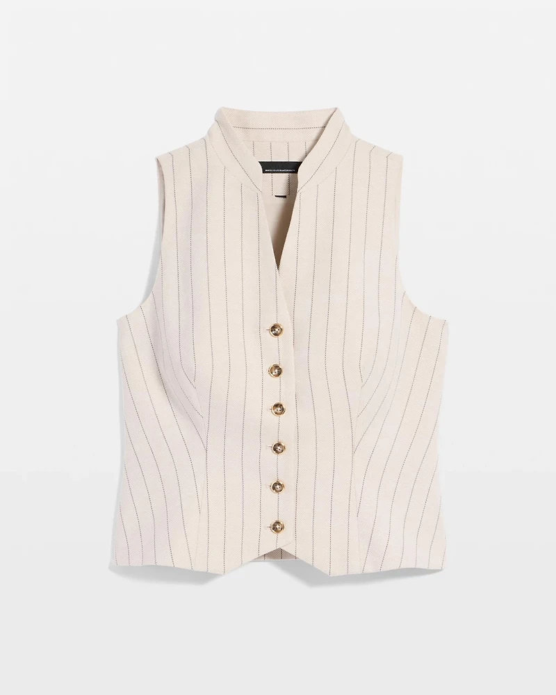 Pinstripe Vest