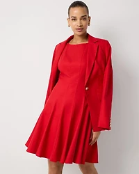 Petite Pleated Mini Dress