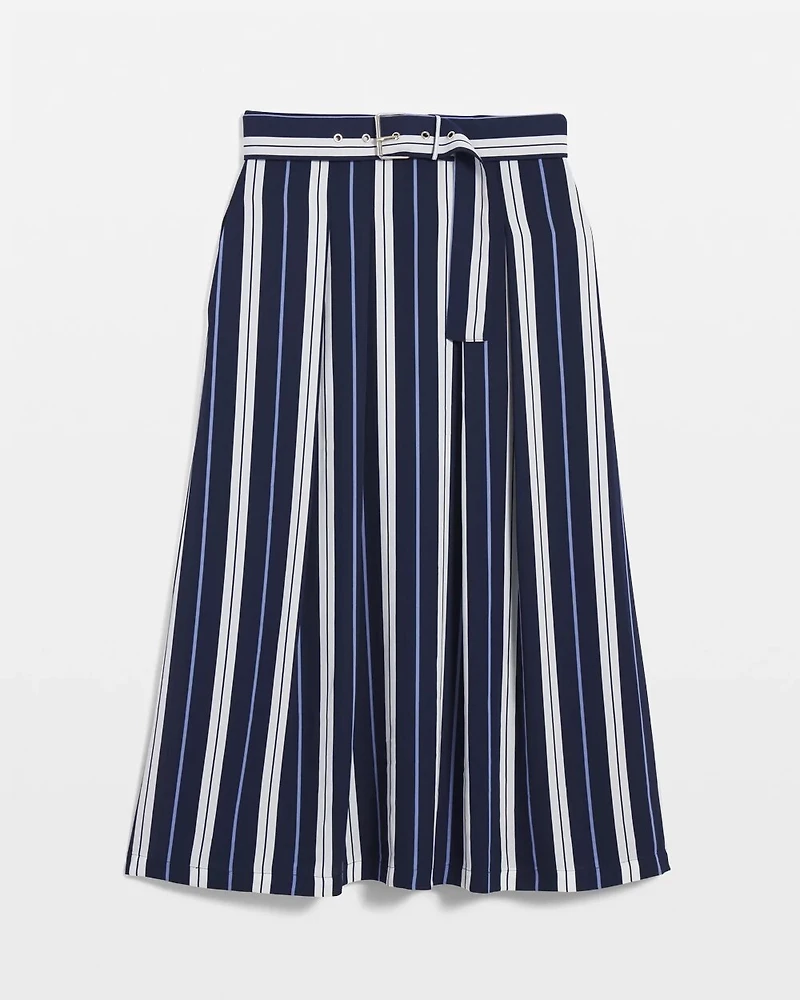 Striped Midi Skirt