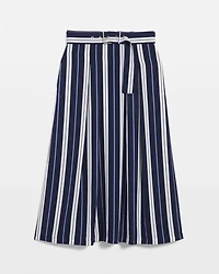 Striped Midi Skirt