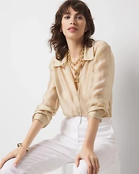 Soft Shirt with Shine