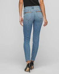 Mid-Rise Everyday Soft Pocket Skinny Ankle Jeans