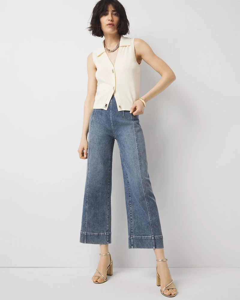 Extra High-Rise Wide Leg Cropped Jean