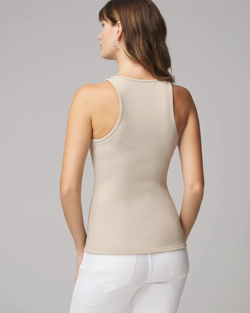 WHBM FORME™ Ribbed Stretch Tank