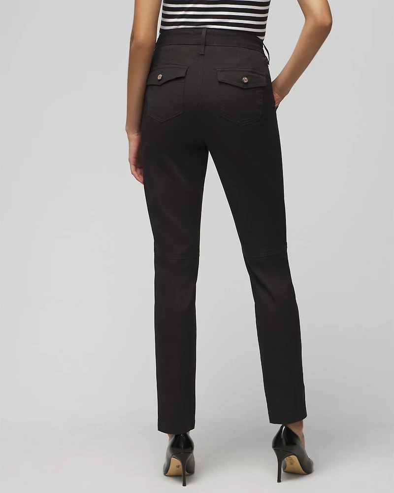 Curvy High-Rise Pret-A-Jet Slim Ankle Pants
