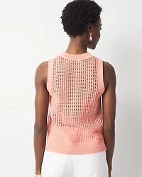 Sequin Shimmer Sweater Tank Top