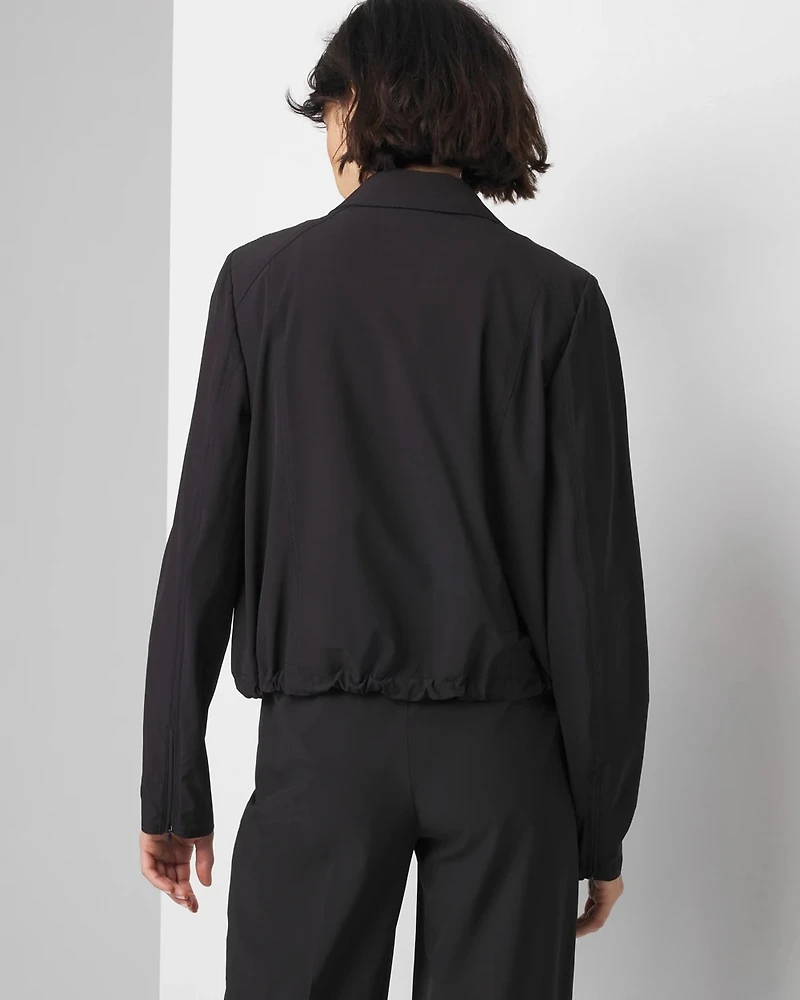 Drawcord Snap Button Jacket