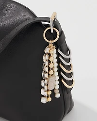 Mixed Metal Bag Charm