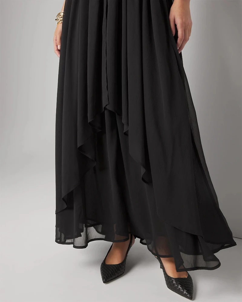 Pleated Maxi Dress
