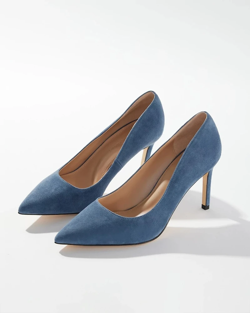 Suede Pump