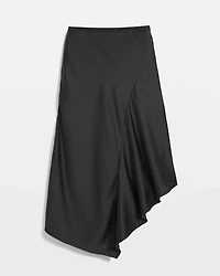Satin Slip Midi Skirt