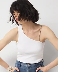Chain Strap Ribbed Tank