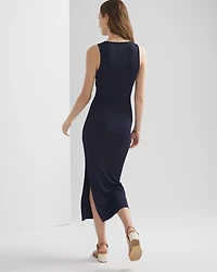 WHBM® FORME Ribbed Lace-Up Dress