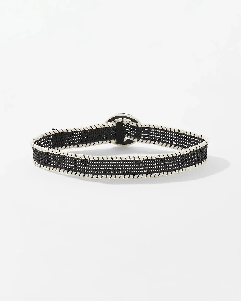 Raffia Whipstitch Belt