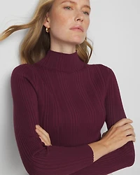 Ribbed Mockneck Sweater
