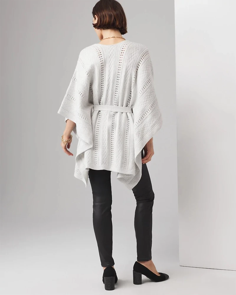 Textured Knit Ruana