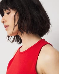 WHBM FORME™ Ribbed Stretch Racer Back Tank