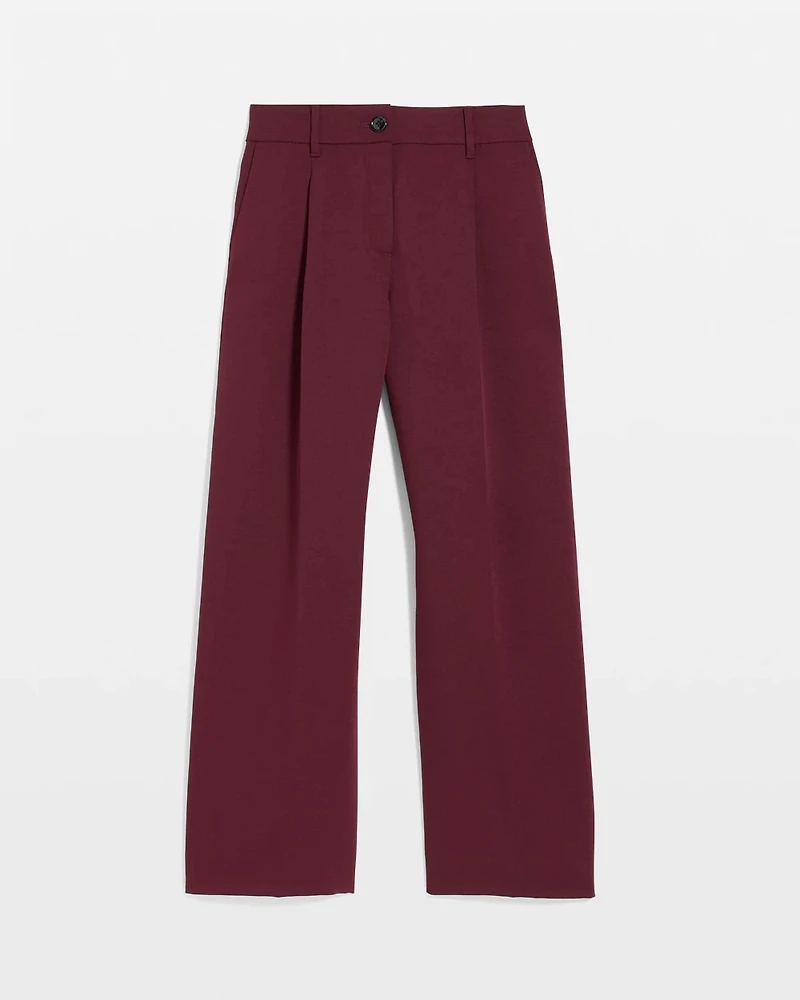 High Rise Wide Leg Crop Pant