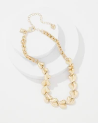 Sculptural Hearts Necklace