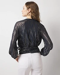 Wrap Waist Blouse