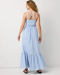 Halter Cotton Maxi Dress