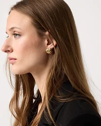 Sculptural Knot Stud Earrings