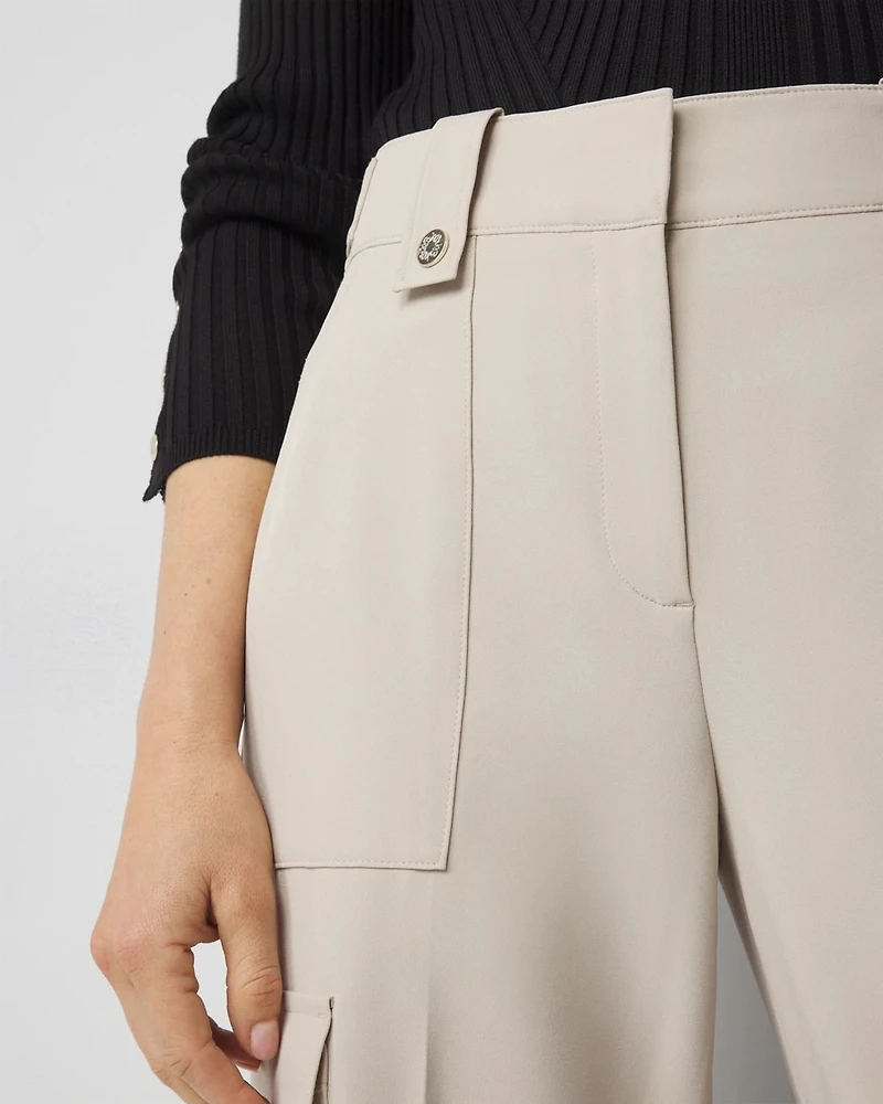 Petite Utility Wide Leg Pants