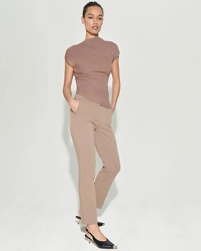 High-Rise Elle Slim Ankle Pant
