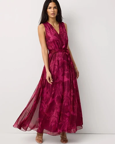 V-neck Maxi Dress
