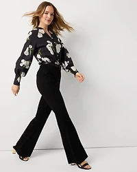 Floral Raglan Sleeve Shirt