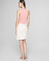 Belted Utility Boot Skirt