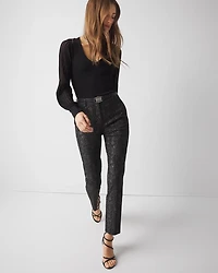 WHBM® Elle Slim Ankle Jacquard Pant