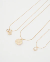 Convertible Quilted Pendant Necklace