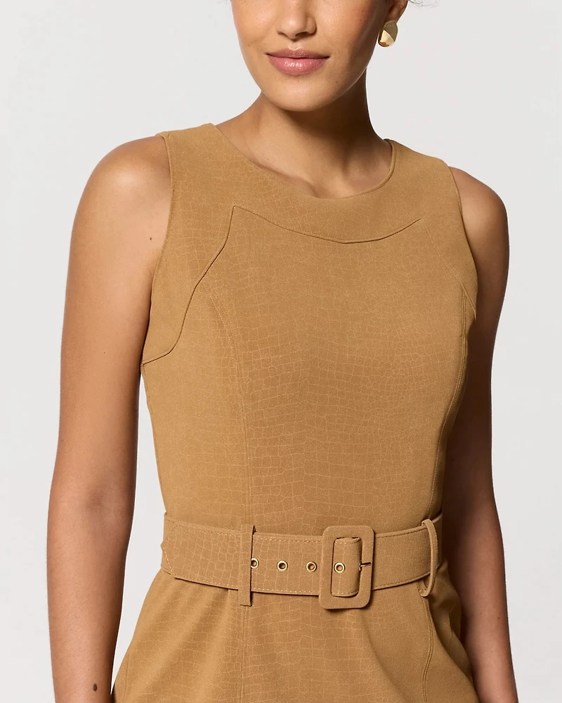 Belted Sheath Dress