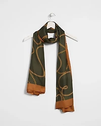 Chain Print Scarf Wrap