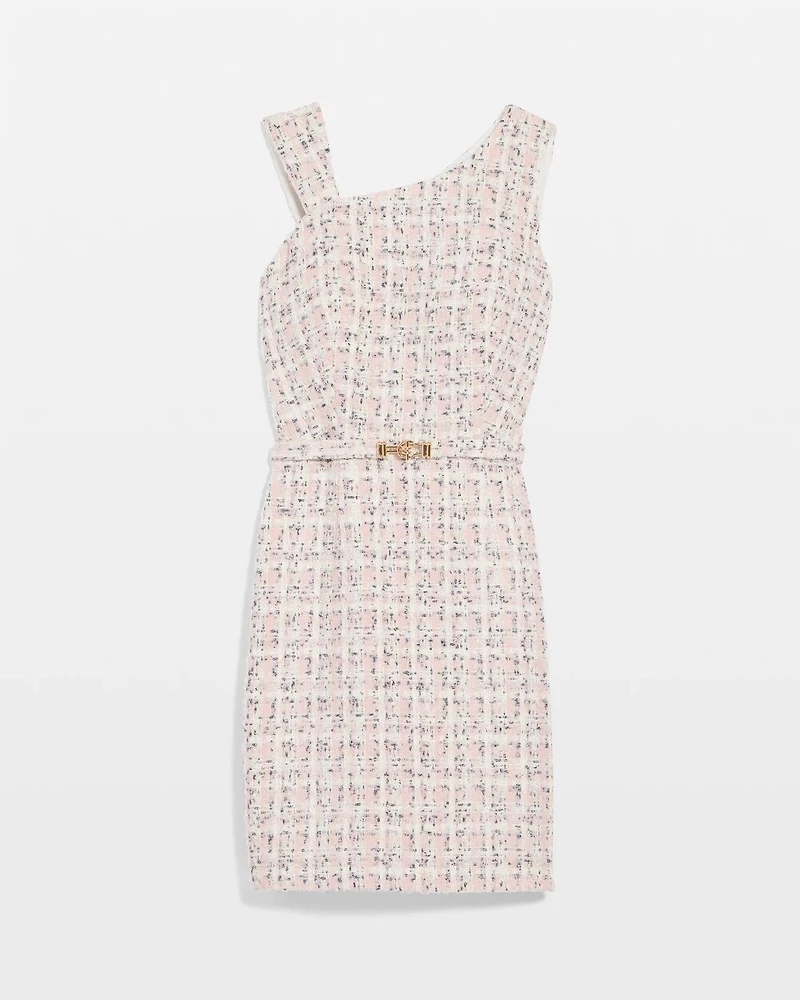 Shimmery Tweed Mini Dress