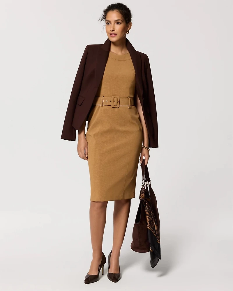 Belted Sheath Dress