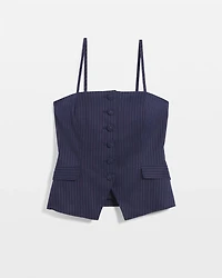 Pinstripe Bustier
