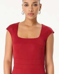 Ponte Midi Dress
