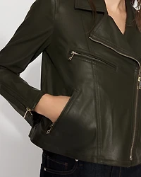 Coated Moto Jacket