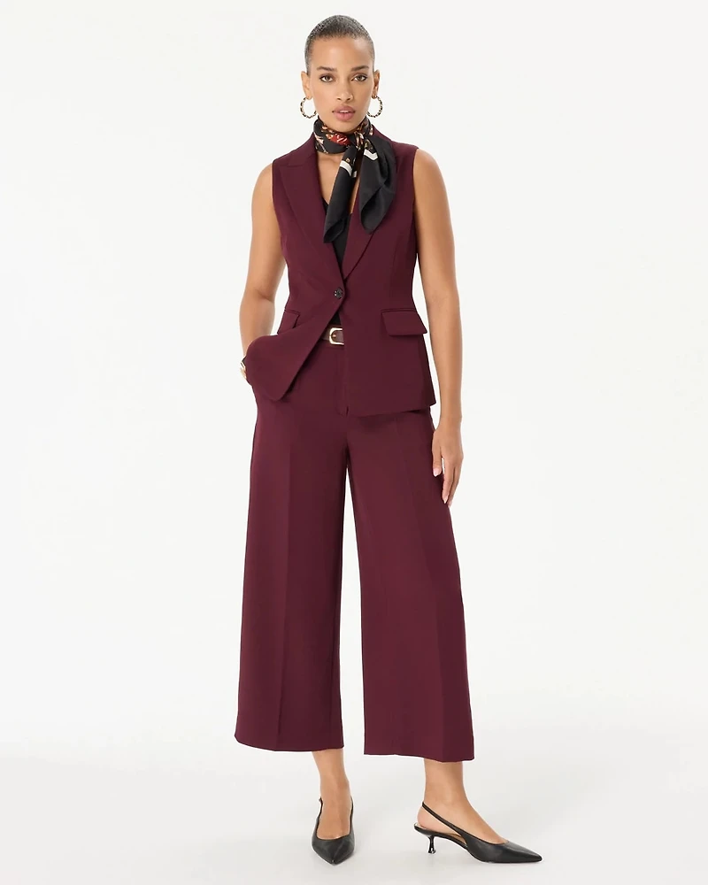 One-Button Tailored Vest