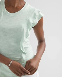 Ruffle Sleeve Tee
