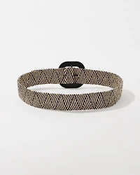 Raffia Stretch Belt