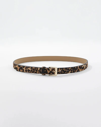 Leopard Skinny Pant Belt
