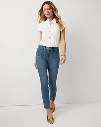 Petite Patch Pocket Skinny Ankle Jean