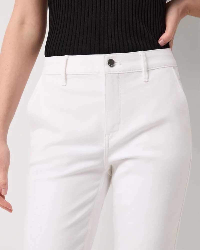 Cuffed High Rise Flare Jean