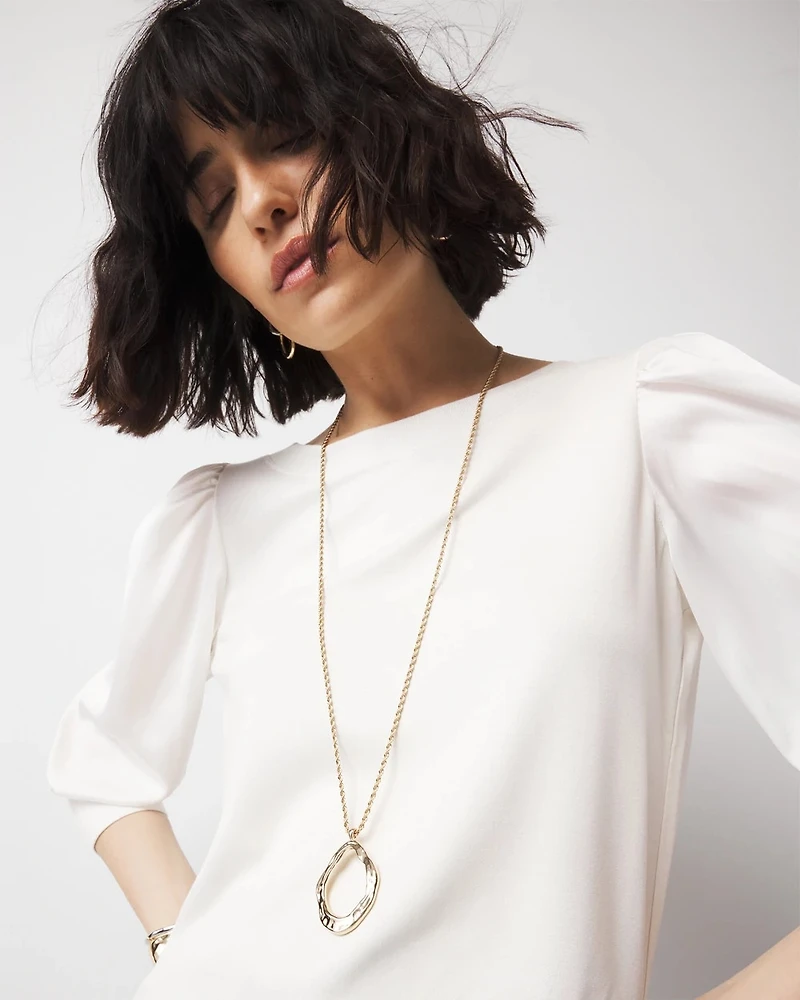 Sculptural Pendant Necklace